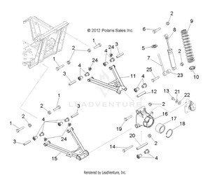 Suspension, Rear - R14rh76aa/76ac/7eaz (49rgrsusprr13ev) Schematic