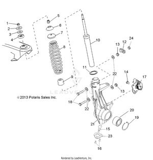 Suspension, Front Strut - R14wh57aa/ac/ar/6eat (49rgrsuspfrt14570) Schematic