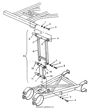 Rear Strut Stabilizer Magnum 6x6 - W968744 And Magnum 6x6 Swedish - S968744 (4936073607d001) Schematic