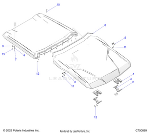 Body, Roof - Z25x4e92a4/b4 (c750889) Schematic