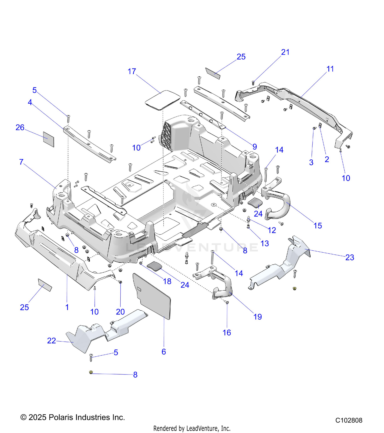 BODY, BOX, REAR - A26SWE57AL (C102808)