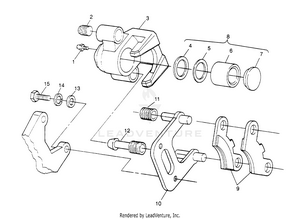 Front Brake Assembly 6x6 300 W948730 (4926792679b006) Schematic