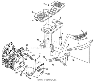 Front Rack And Bumper Mounting (400l) Xpress 400l W97ca38c (4939603960a010) Schematic