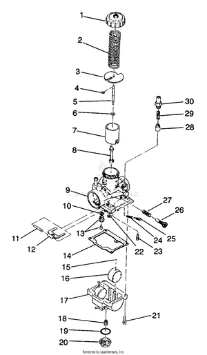 Carburetor - W937527 (4924042404040a) Schematic