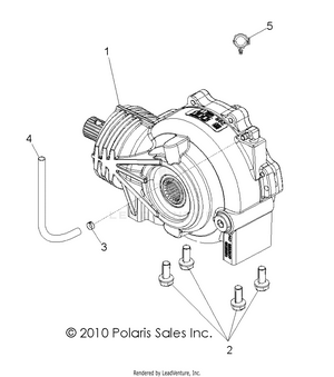 Drive Train, Front Gearcase - R12vh57ad (49rgrgearcasemtg11rzr) Schematic