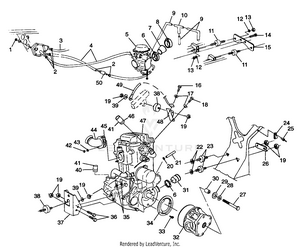 Engine Mounting - W98ch50a(c)(d)(e)(f) (4950135013a013) Schematic