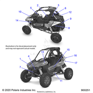 Body, Decals - Z22s1e99al/bl (900251) Schematic