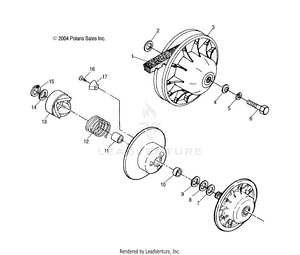Driven Clutch - R05rb50aa/rd50aa/ab/ac/ad/rf50aa/ab (4995359535d10) Schematic