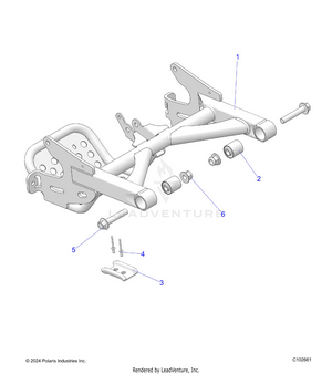 Suspension, Rear Swingarm - A23hbbo7b3/b7 (c102661) Schematic