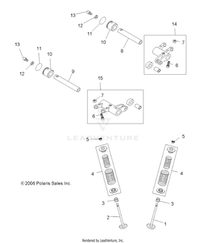 Engine, Valve Drive - A10gj52aa (49atvvalve07out525) Schematic