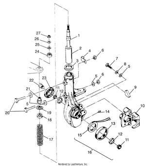 Front Strut  Sportsman 500 W97ch50a (4939993999b006) Schematic