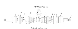 Rear Drive Shaft Lh, Rh (2x4)(4x4) - R05rb50aa/r05rd50aa/ab/ac/ad (4995359535b10) Schematic