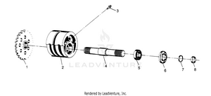 Front Tightener Assembly 6x6 300 W948730 (4926792679b002) Schematic