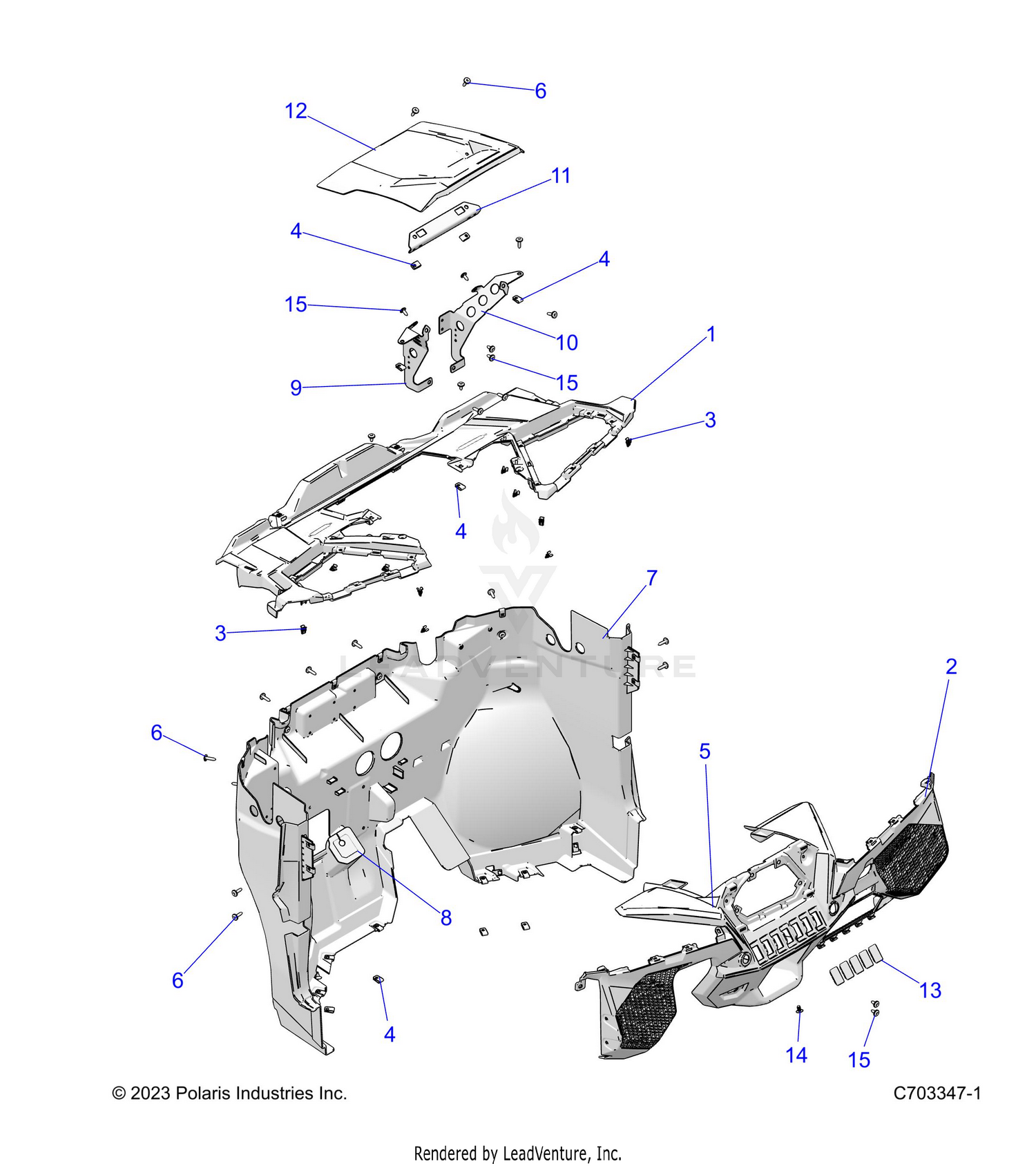 BODY, DASH - Z26NMS99A4/B4/A6/B6 (C703347-1)
