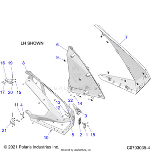Body, Doors, Front - Z21r4e92ag/as/bg/bs (c0703035-4) Schematic