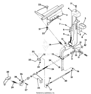 Shift Linkage Assembly (4918541854039a) Schematic