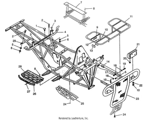 Bumper/rack Mounting Magnum 6x6 - W968744 And Magnum 6x6 Swedish - S968744 (4936073607a007) Schematic