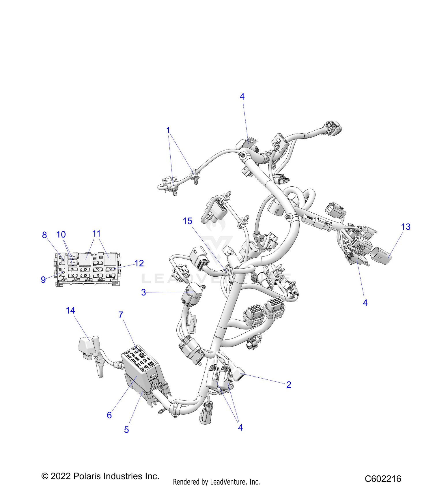 ELECTRICAL, WIRE HARNESS, MAIN - S26TLC8MS/TLR8MS (C602216)