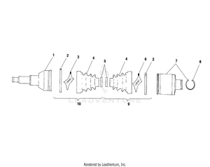 Rear Drive Shaft - A01ch50aa (4964466446b003) Schematic