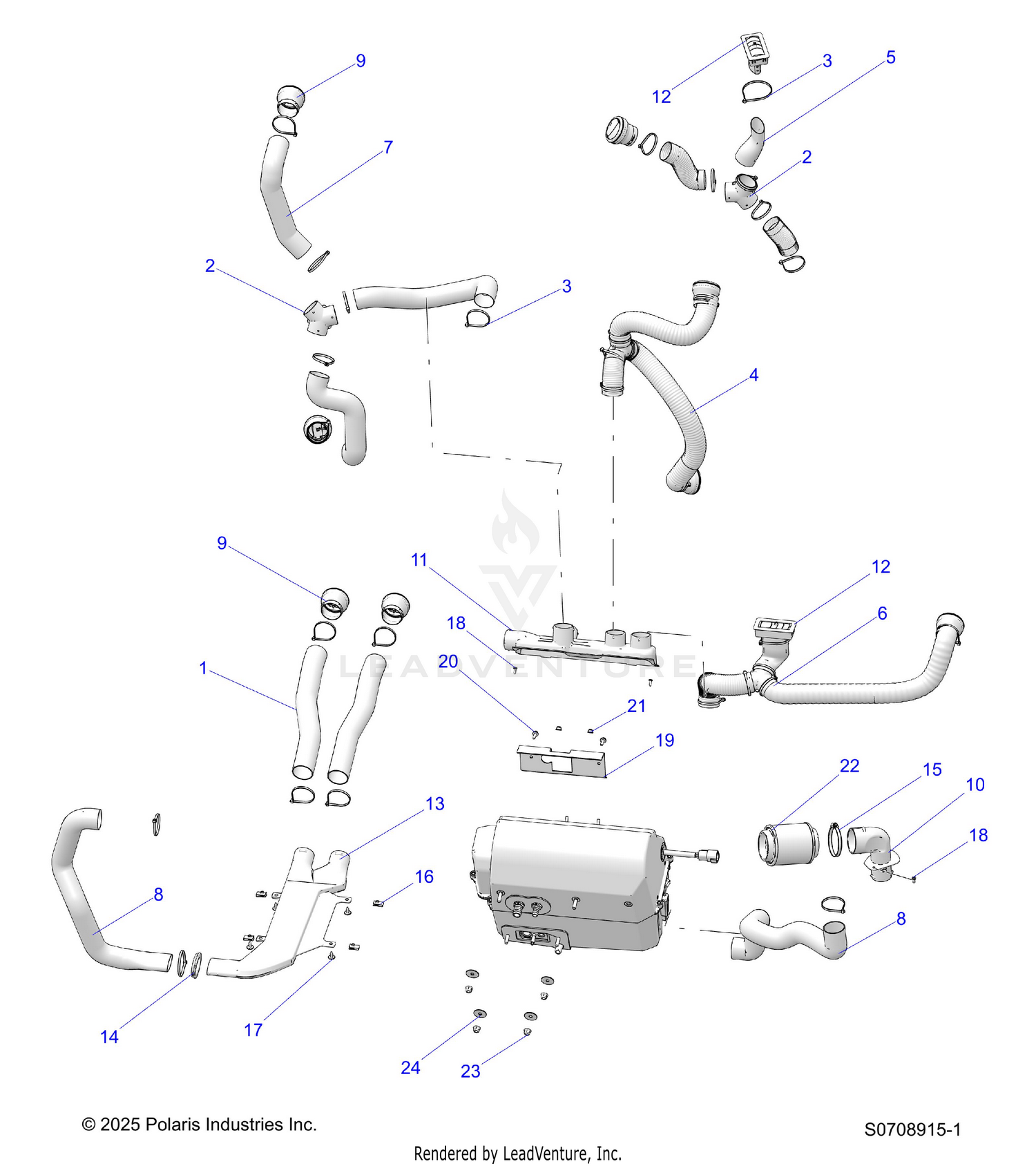 BODY, HVAC DUCTING - FROM 10/01/2025 0708915