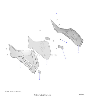 Body, Side Panels - A25shy57al/an (c102597) Schematic