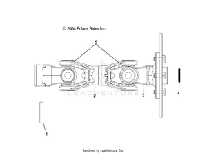 Rear Prop Shaft (2x4)(4x4) - R05rb50aa/rd50aa/ab/ac/ad (4998269826b09) Schematic