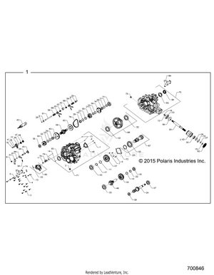 Drive Train, Main Gearcase Internals - R16rge99a7/ae/av (700276) Schematic
