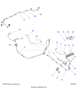 Electrical, Wire Harness, Peripheral - Z24rmc2kah/bh (c703290) Schematic