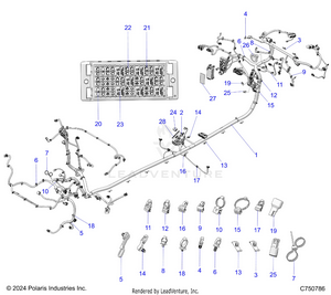 Electrical, Wire Harness, Chassis - Z25x4e92a4/b4 (c750786) Schematic