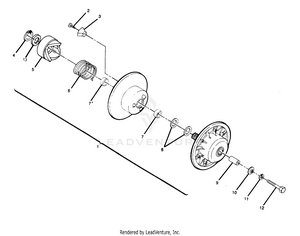 Driven Clutch Assembly  Big Boss 4x6 (4919801980031a) Schematic
