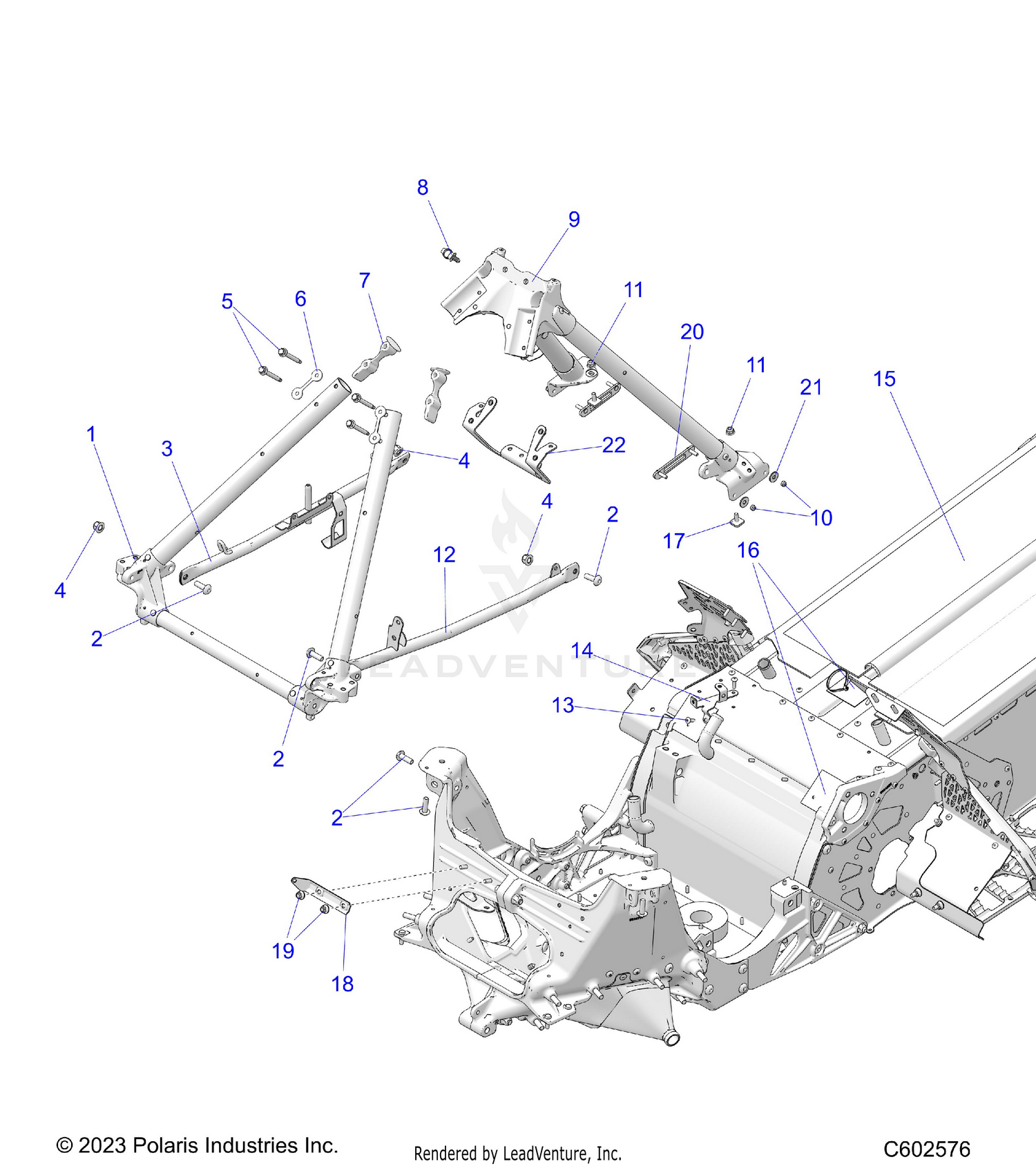 CHASSIS, CHASSIS ASM. and OVER STRUCTURE - S26TLF9FSL (C602576)
