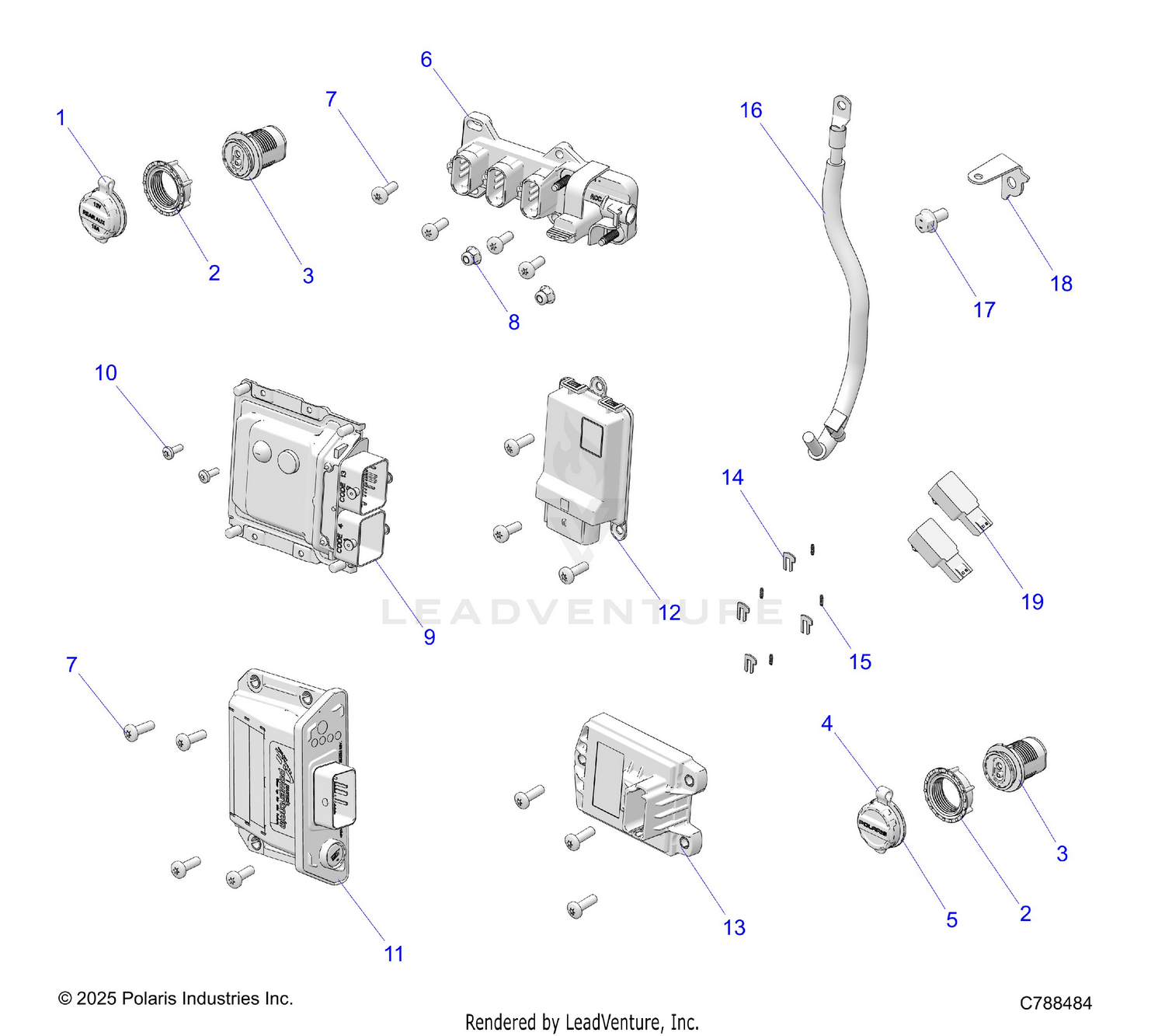 ELECTRICAL, WIRE HARNESS COMPONENTS - R26XAN1RBB (C788484)