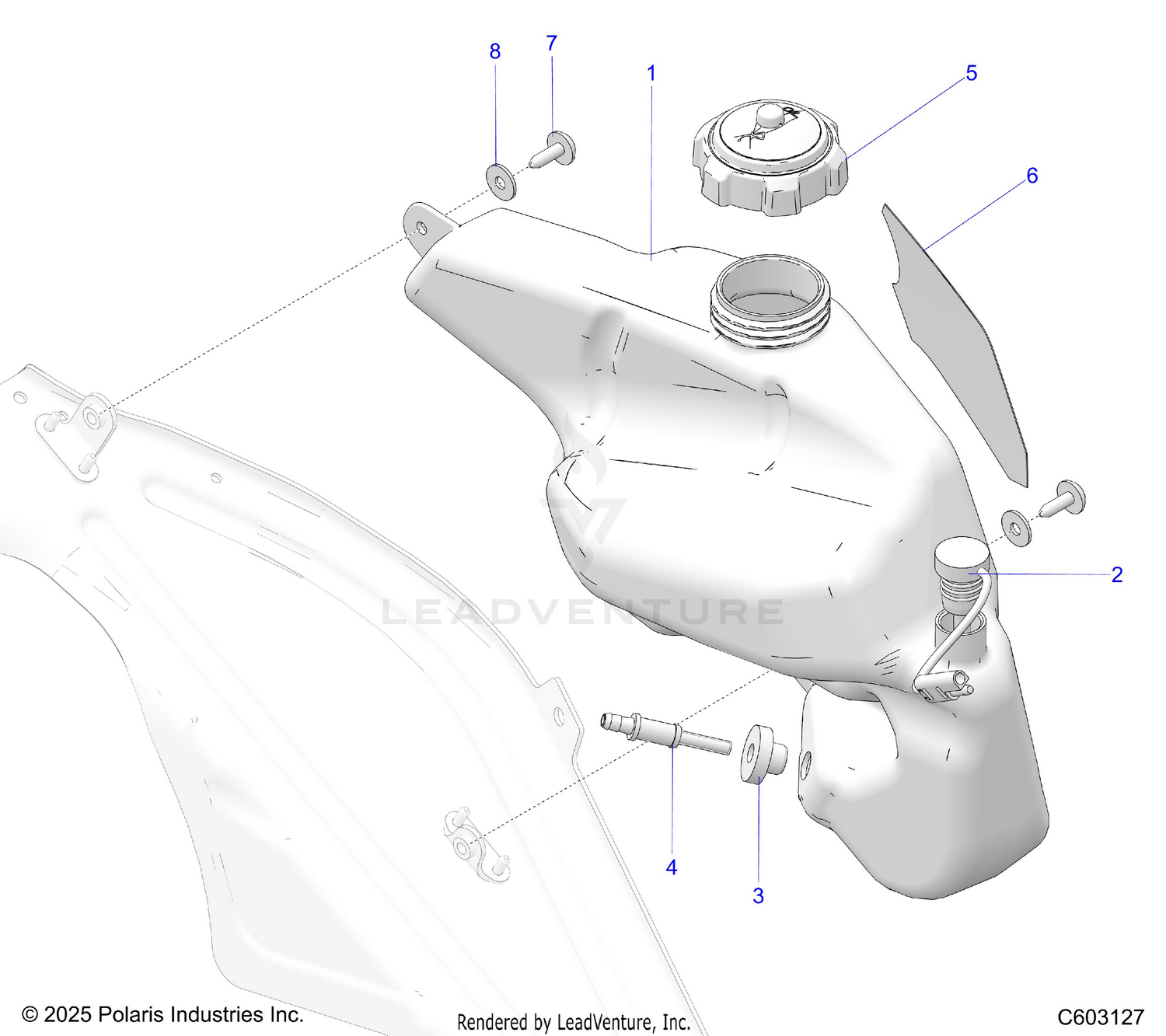 ENGINE, OIL BOTTLE ASM. - S26AJB6RSL/REL/AJE6RSL (C603127)