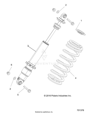 Suspension, Front Shock Mounting - R17rhe99au (701378) Schematic