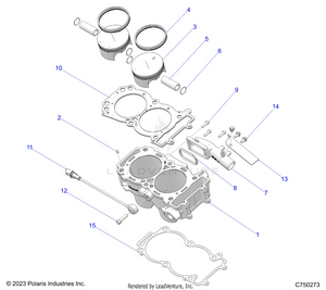 Engine, Cylinder And Piston - Z25x4e92ap/b4 (c750273) Schematic