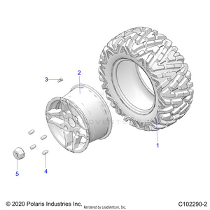 Wheels, Rear Tire - A22shz57ae (c102290-2) Schematic
