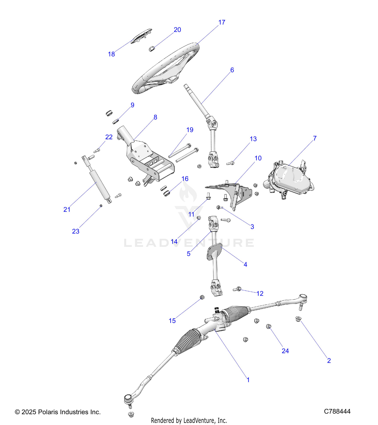 STEERING, STEERING ASSEMBLY - R26RSE99NH (C733207)