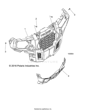 Body, Bumper, Front - A18daa50b7 (100854) Schematic