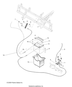 Electrical, Battery - R11rh50ag/ah/ar (49rgrbattery10) Schematic