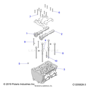 Engine, Cylinder Head - Z21rau92an/bn (c1205828-3) Schematic