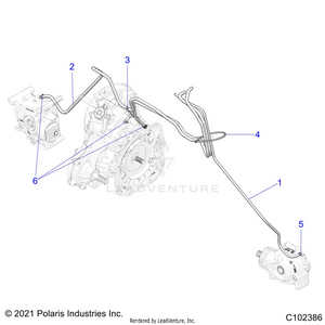 Drive Train, Drive System Venting - A25slz95af (c102386) Schematic