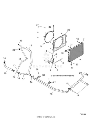 Engine, Cooling System - R15rma57fa (49rgrcool15570) Schematic