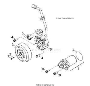Engine, Generator And Starting Motor - A09fa09aa/ab (49atvgenerator07otlw90) Schematic