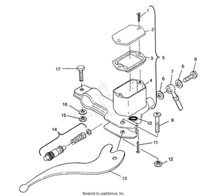 Controls - Rh Master Cylinder/brake Line Magnum 6x6 W968744 And Magnum 6x6 (4936073607c002) Schematic