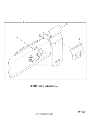 Body, Center Mirror - R17rtm99am/u99at (701703) Schematic