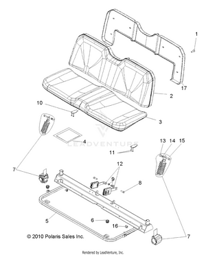 Body, Seat - R11rh50ag/ah/ar (49rgrseat10) Schematic