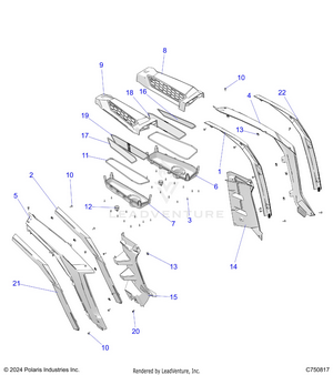 Body, Rear Fenders And Bezels - Z25nmf99a4/a5/b4/b5 (c750817) Schematic