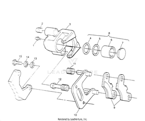 Front Brake Assembly Scrambler W957840 (4927252725b007) Schematic