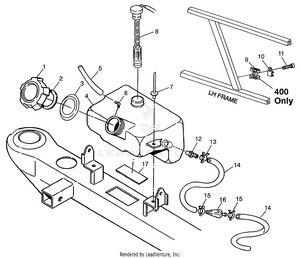 Oil Tank Xpress 300 W97ca28c And  Xpress 400l W97ca38c (4939603960b004) Schematic