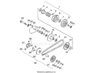 Drive Pulley - A03fa09ca/cc/cd (4978857885a12) Schematic